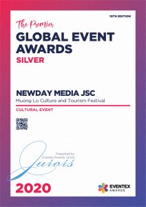 Newday Media giành cúp bạc hạng mục sự kiện văn hóa của năm- giải thưởng quốc tế Eventex Awards 2020