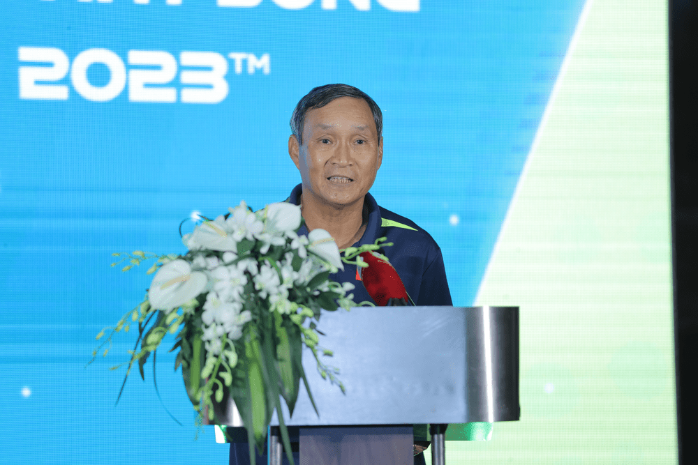 HLV Mai Đức Chung phát biểu tại sự kiện