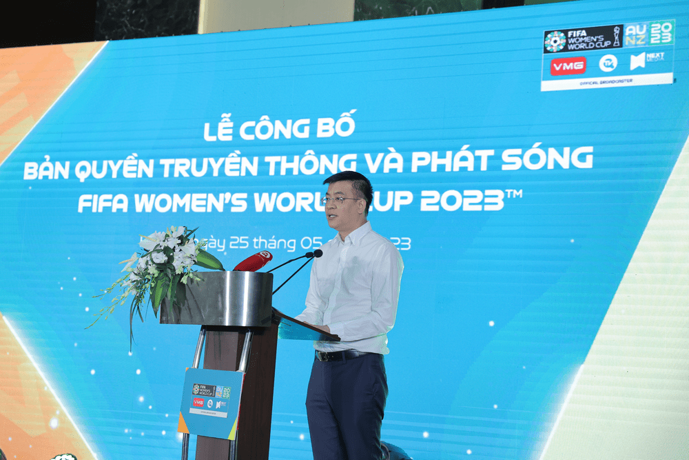 Ông Lê Quang Minh – Tổng giám đốc Truyền hình Quốc hội Việt Nam phát biểu