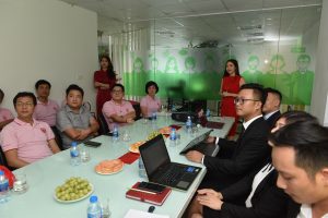 LÃNH ĐẠO CÔNG TY C.P VIỆT NAM ĐẾN THĂM VĂN PHÒNG NEWDAY MEDIA TẠI HÀ NỘI