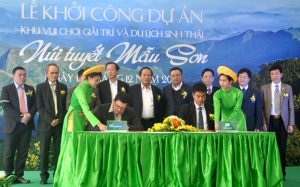LỄ KHỞI CÔNG DỰ ÁN KHU VUI CHƠI GIẢI TRÍ & DU LỊCH SINH THÁI NÚI TUYẾT MẪU SƠN