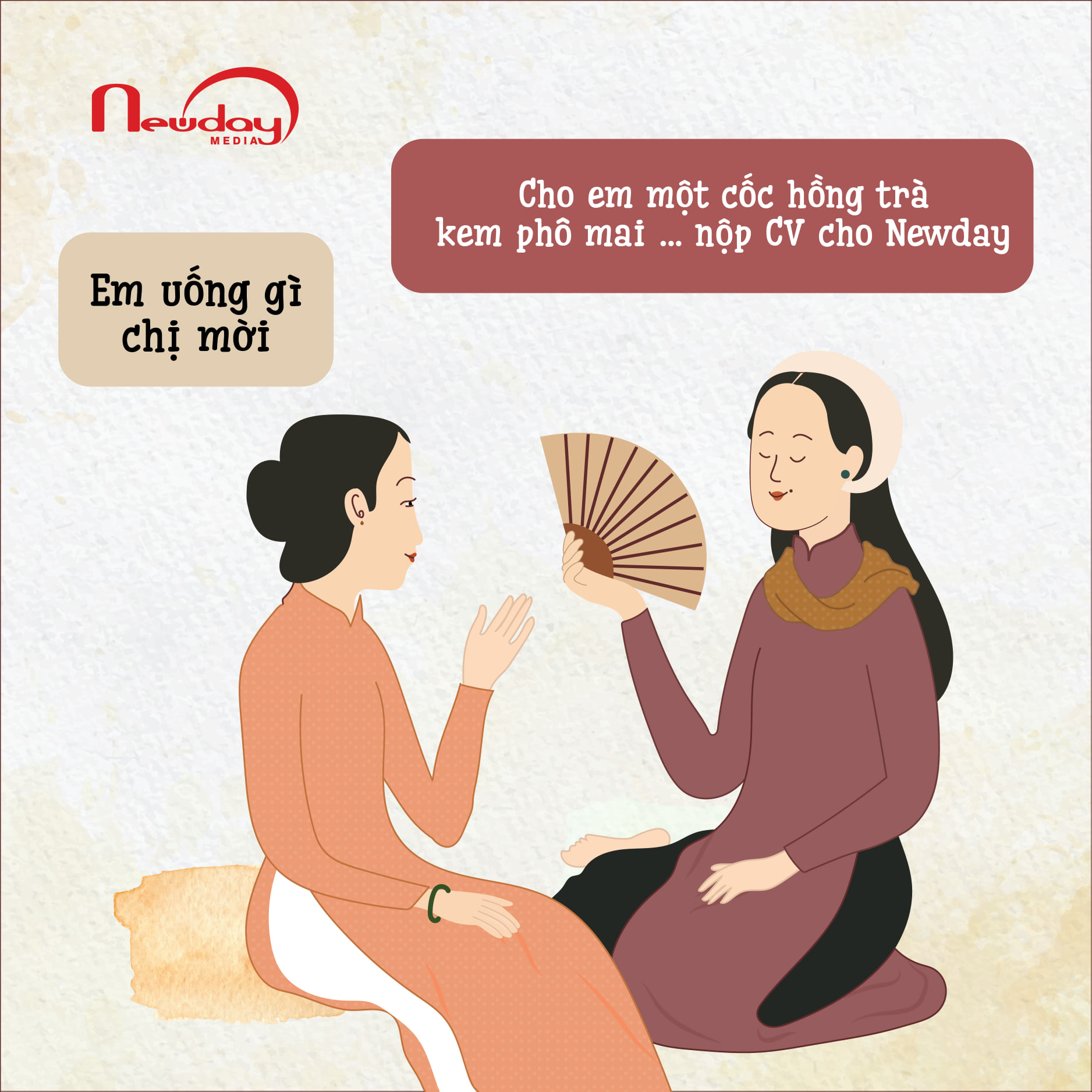 Meme tuyển dụng của Newday Media
