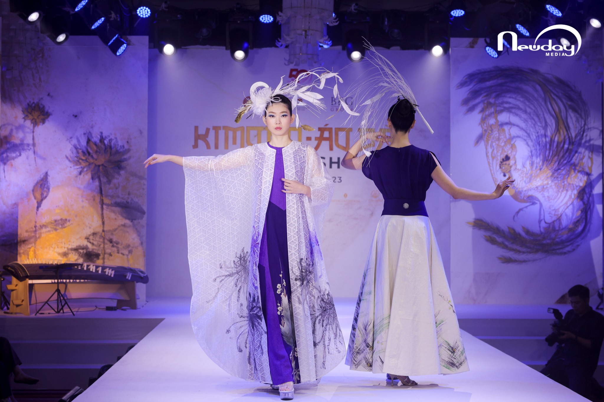 Trình diễn BST Kimono-Áo dài trong Fashion Show nhân dịp 50 năm quan hệ ngoại giao Nhật-Việt