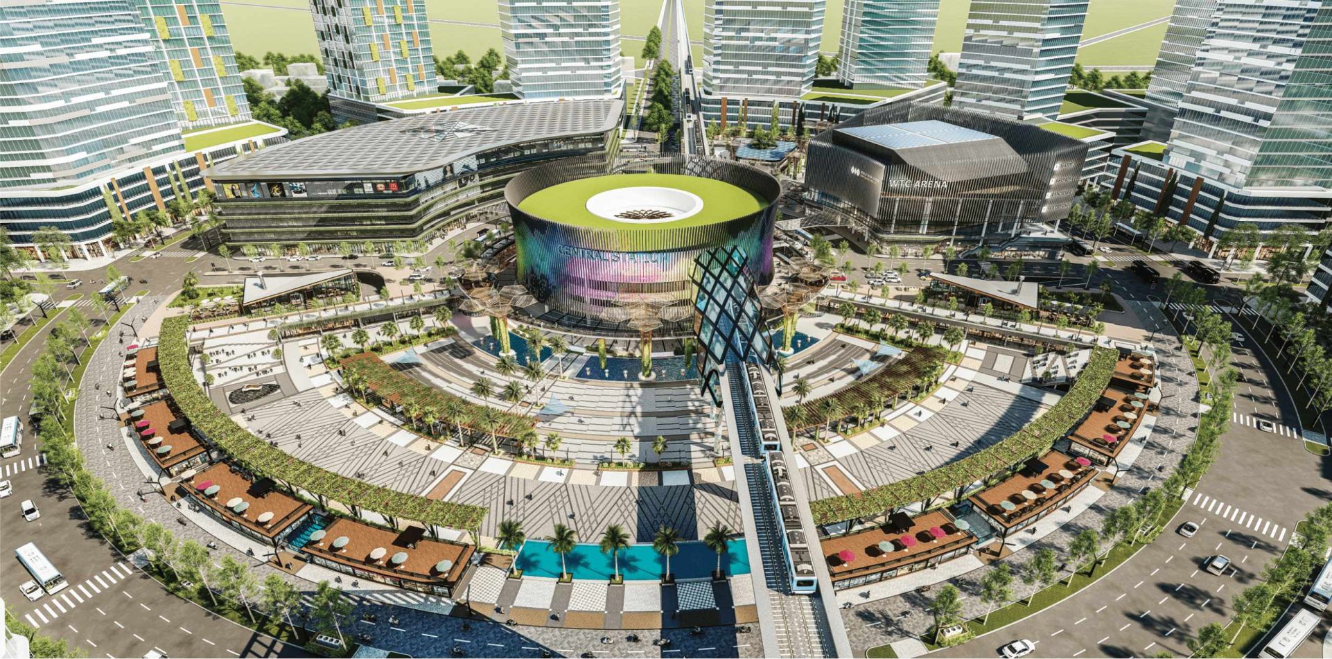 Toàn cảnh không gian Trung tâm Triển lãm WTC Bình Dương 