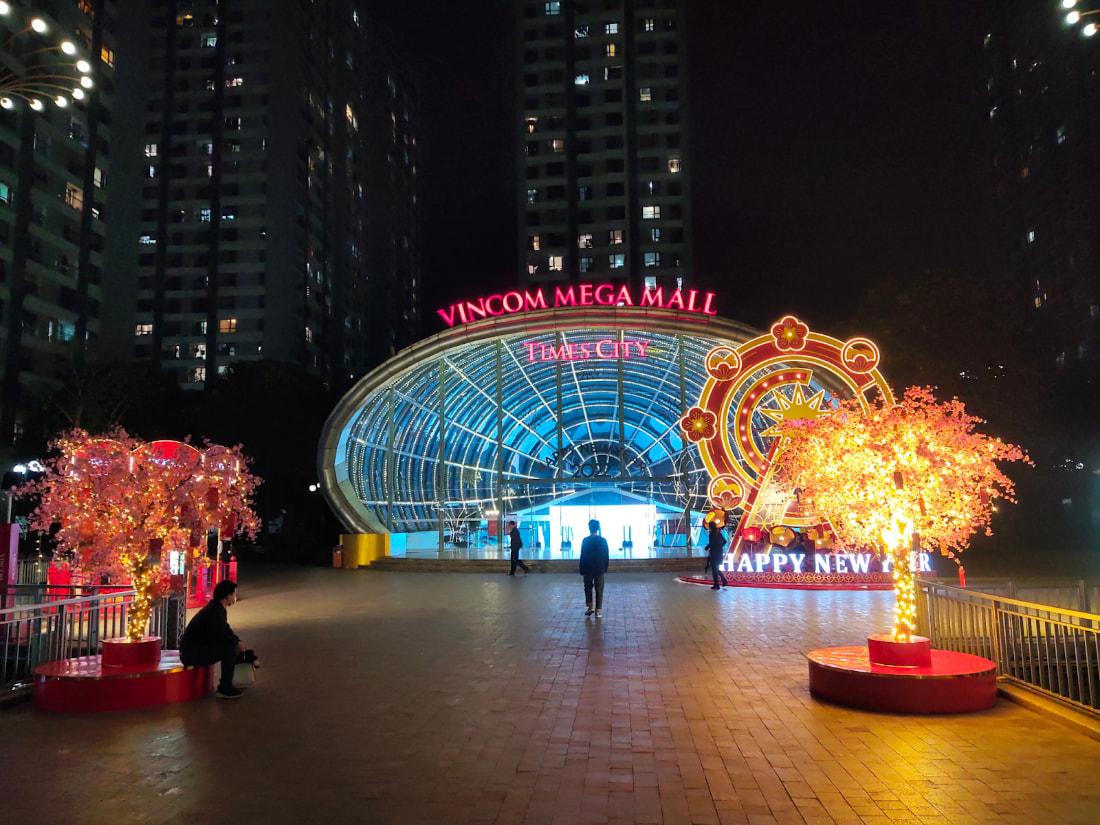 Times City có các không gian rộng rãi và linh hoạt để tổ chức hội chợ và triển lãm