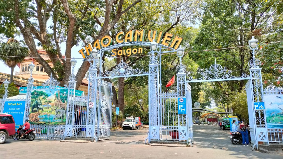 Không gian thoáng mát tại Thảo Cầm Viên