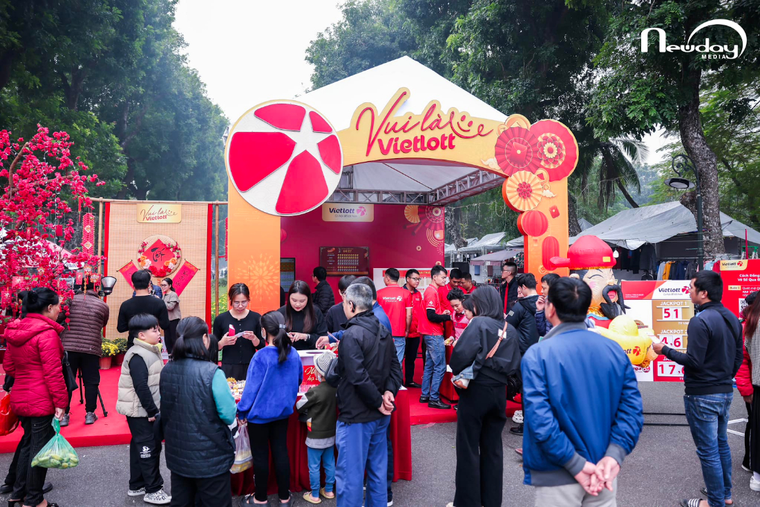 Sự kiện “Vui Là Vietlott" do Newday Media thực hiện