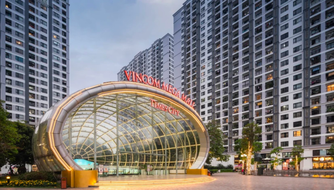 Times City được bình chọn là “Trung tâm thương mại tốt nhất” 