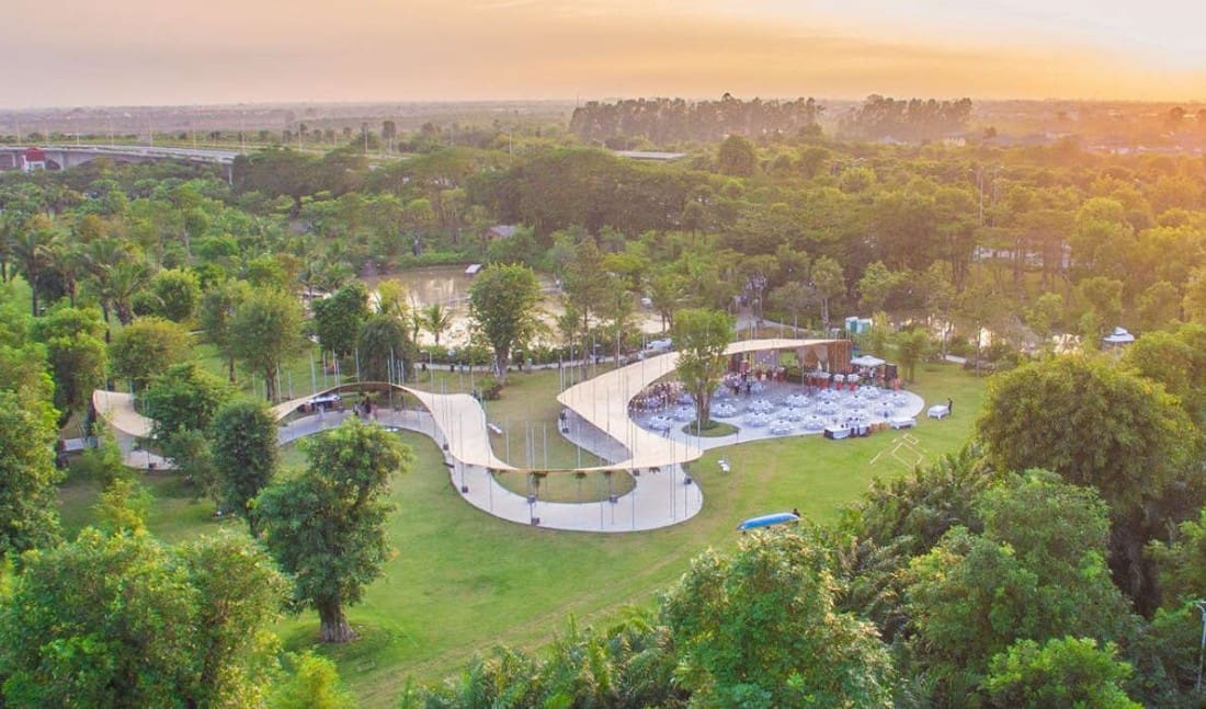Không gian tổ chức sự kiện ngoài trời tại Ecopark