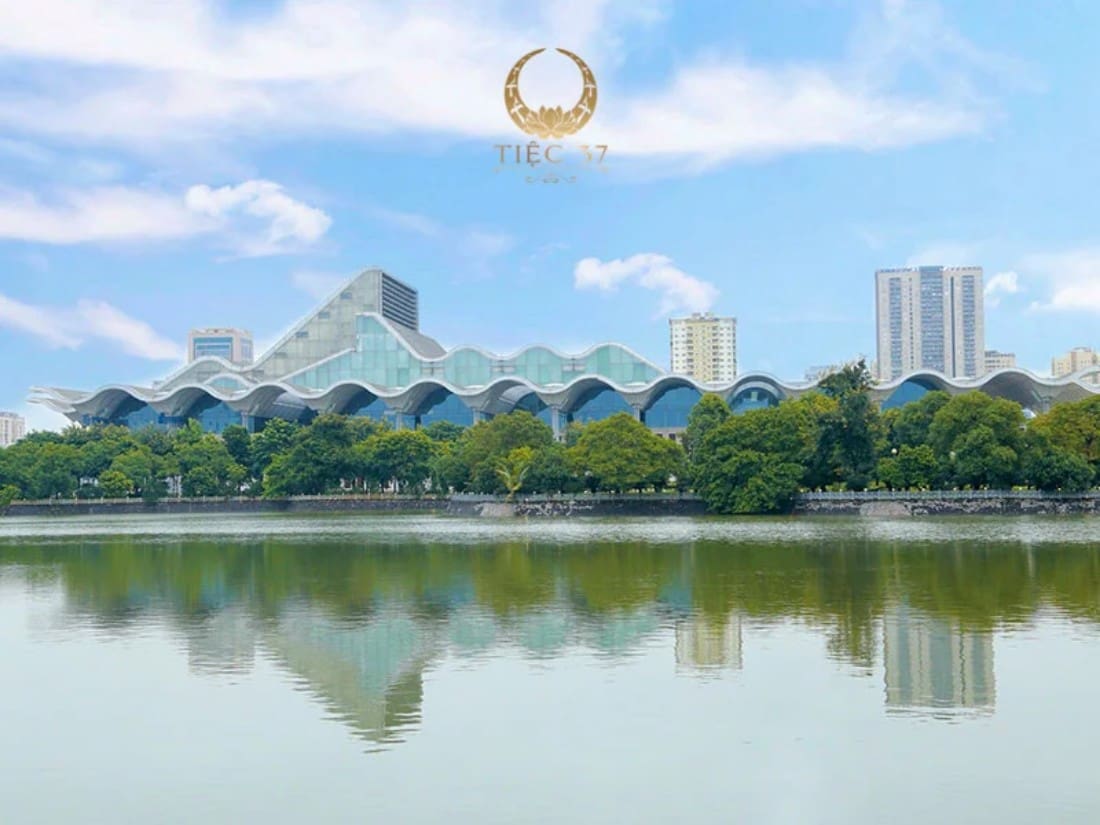 Không gian ngoài trời tại Trung tâm hội nghị Quốc gia