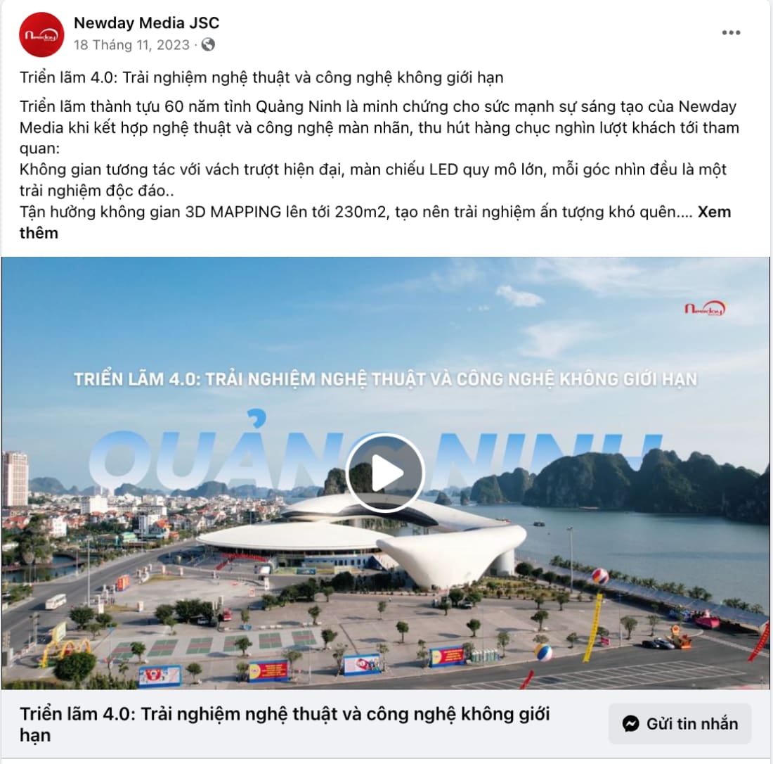 Truyền thông cho TRIỂN LÃM THÀNH TỰU 60 NĂM TỈNH QUẢNG NINH