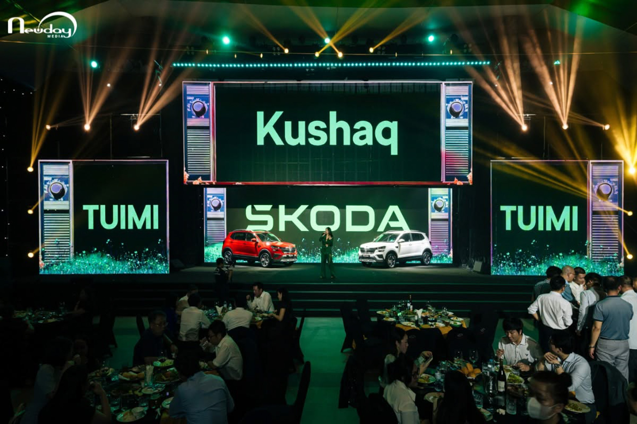 Sự kiện ra mắt xe Skoda do Newday Media thực hiện 